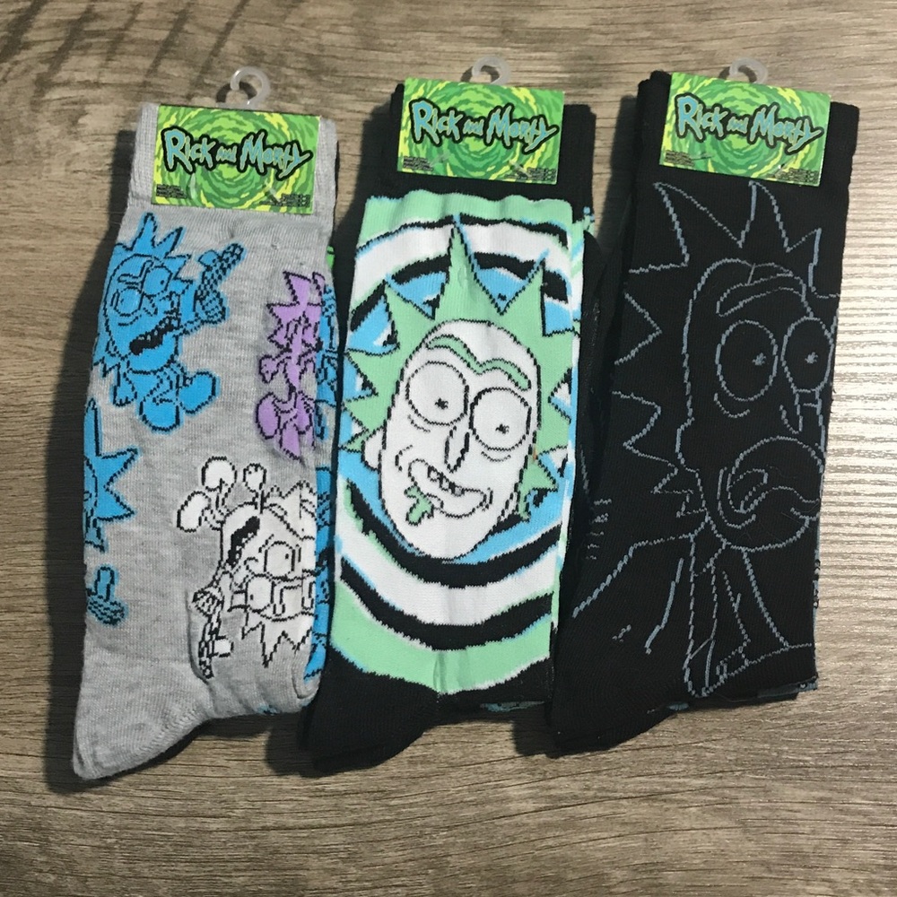 Rick And Morty Socks